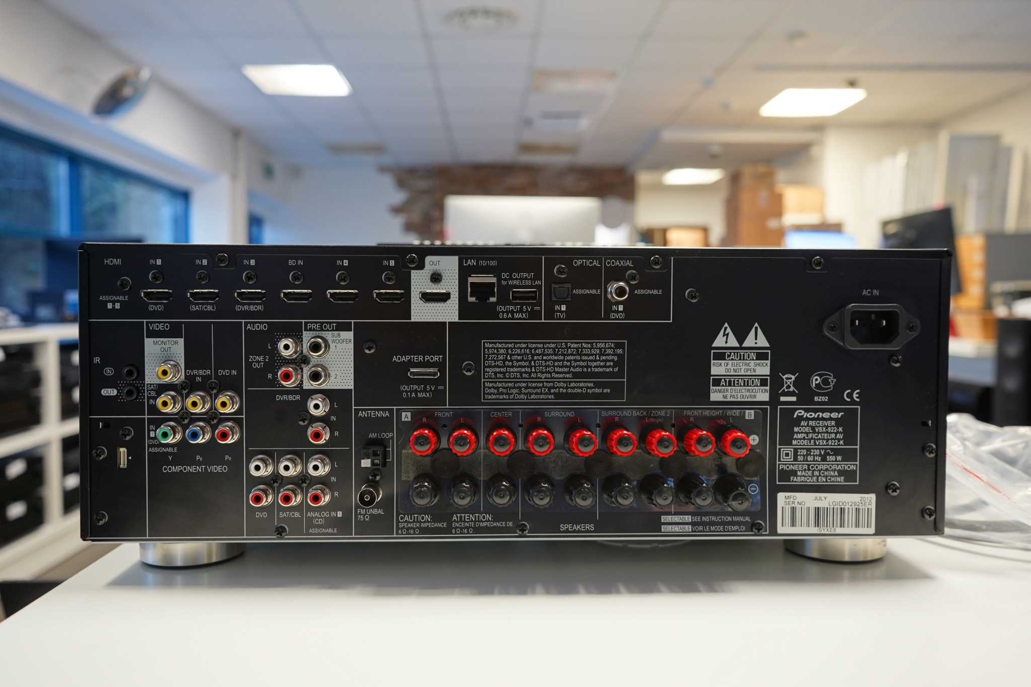 Pioneer VSX-922 7.1 ressiiver - Image 3