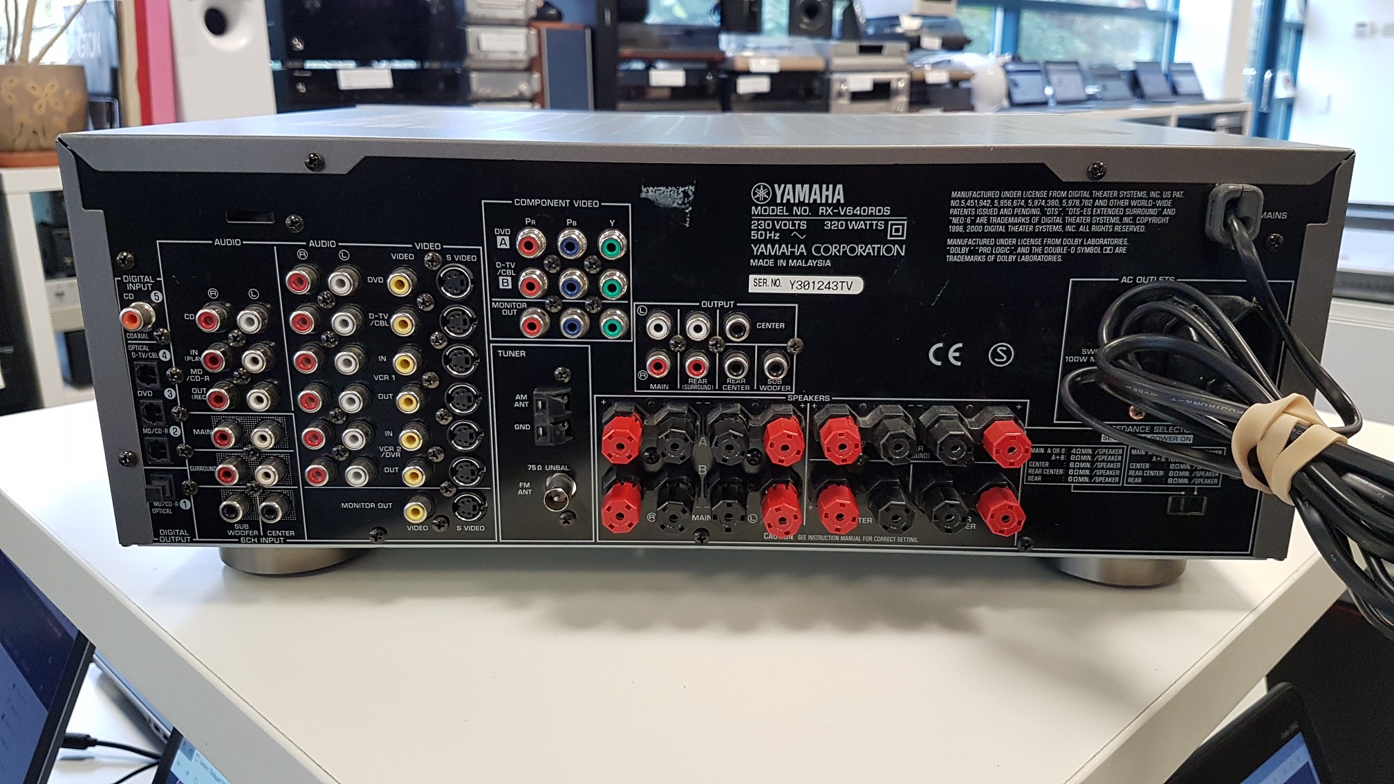 6.1 Kodukino ressiiver Yamaha RXV640 Elektroonika24