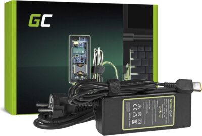 Green Cell Lenovo analoogadapter 90W square tip