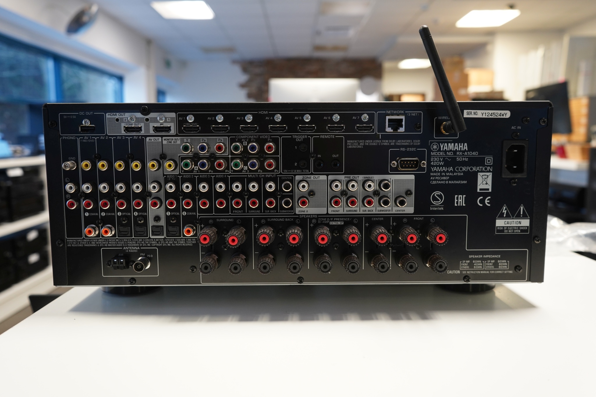 7.2 Kodukino ressiiver Yamaha RX-A1040 Aventage - Image 4