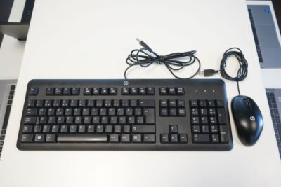 HP juhtmega klaviatuur ja hiir (kasutatud)