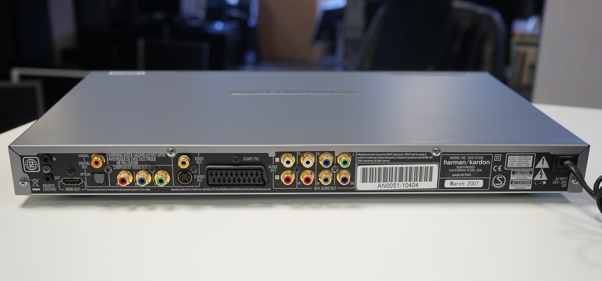 Harman Kardon DVD 37/230 DVD-mängija - Image 2